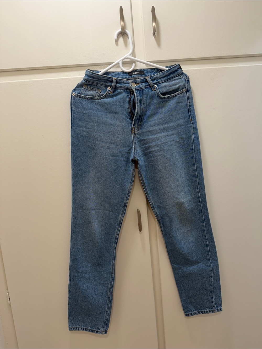 Weekday Classic Straight-Leg Blue Jeans